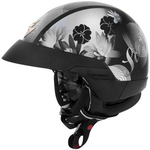 Scorpion exo-100 lilly open-face helmet black