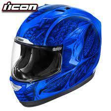 Icon alliance blue speedmetal 3xl helmet new unused