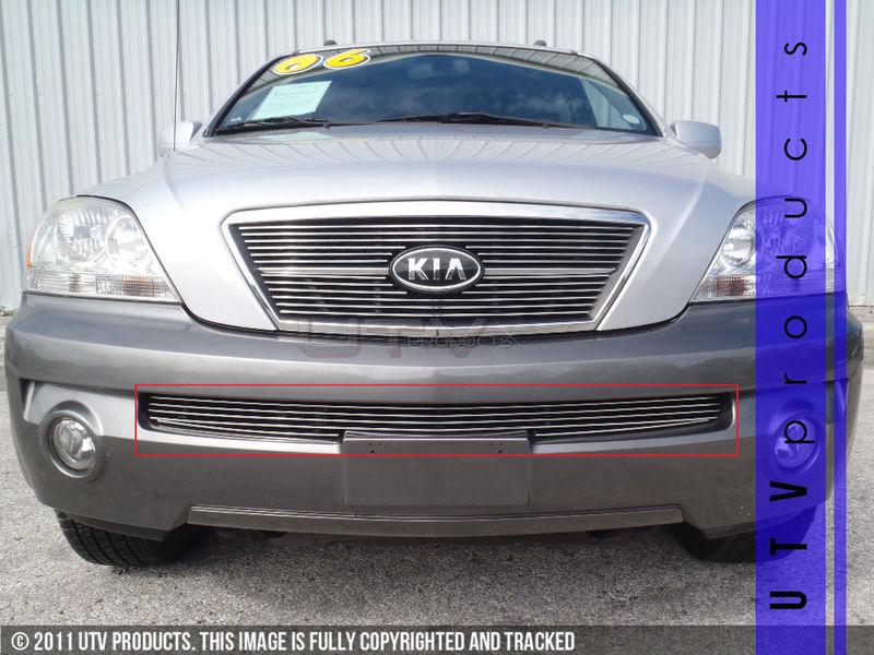 Fits: 2003 - 2006 kia sorento  billet grille bumper chrome overlay 03 04 05 06