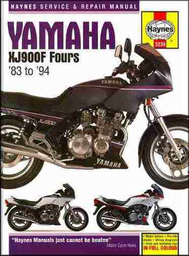 Yamaha xj900 xj900f repair shop & service manual 1989 1990 1991 1992 1993 1994