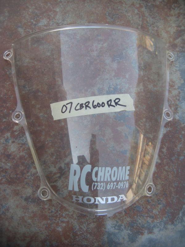 Honda cbr600rr cbr 600 600rr cbr600 clear front wind screen shield windshield 07