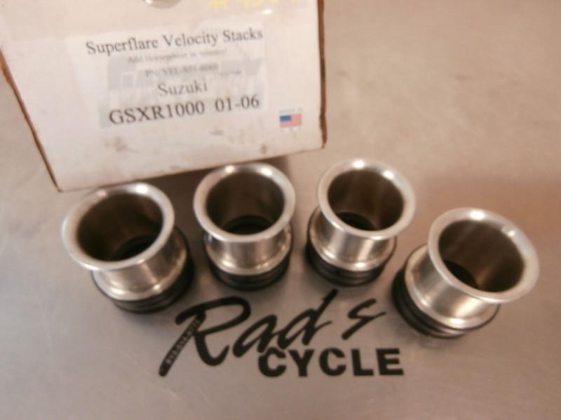 01-06 suzuki gsxr 1000 superflare velocity stacks factory pro intake alumin 9309