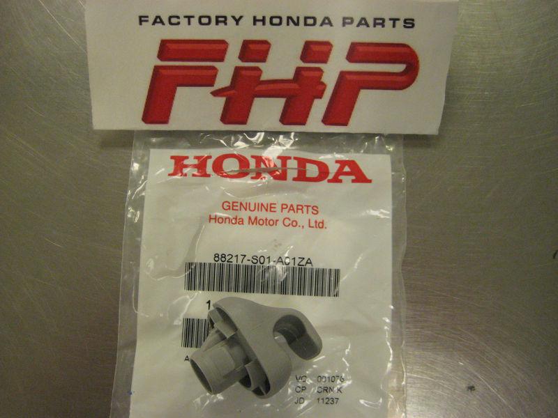 1996-2000 honda civic new *gray* sunvisor *clip* 88217-s01-a01za oem