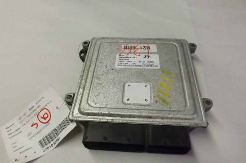 2007 hyundai elantra ecu ecm engine computer 39140-23020 oem