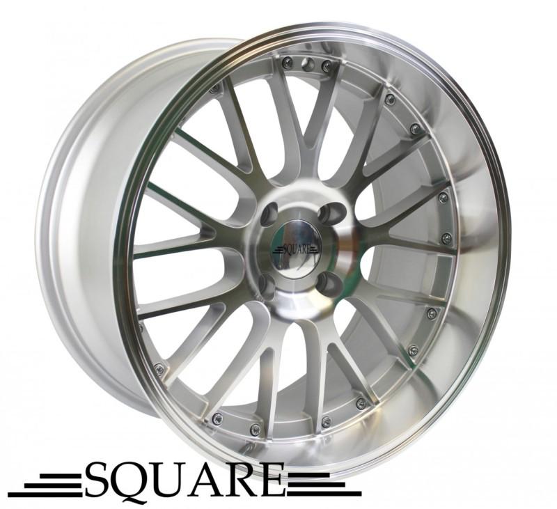 Square wheels g6 model - 17x9 +15 5x114.3 (set of 4)  * in stock now