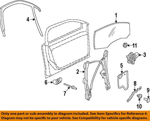 Volkswagen oem 5c68374325ap front door-run channel