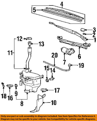 Toyota oem 8533060180 windshield washer pump