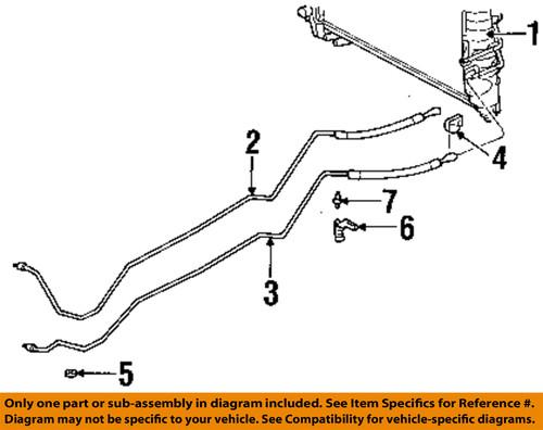 Dodge oem 52028867ac trans oil cooler line/hose