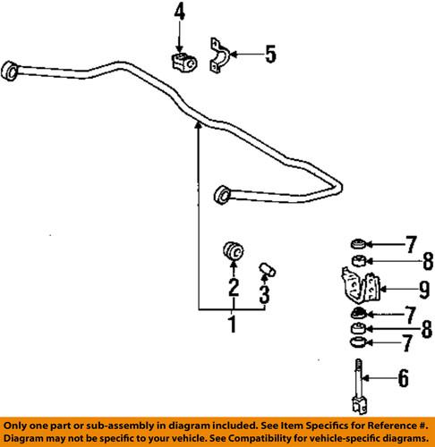 Toyota oem 4881730010 sway bar link/suspension stabilizer bar link bushing