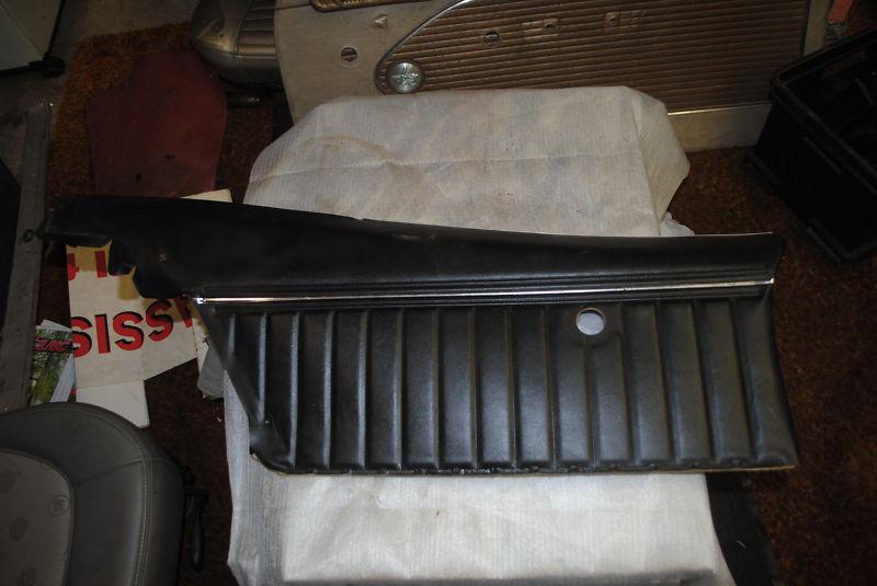 1967, 1968, 1969 chevy impala original rear driver side upper panel in black