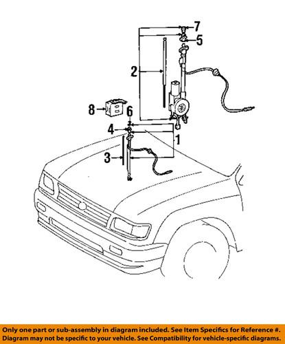 Toyota oem 8630004050 antenna-antenna assembly