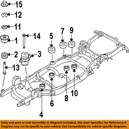 Ford oem n621946s438 frame-absorber nut