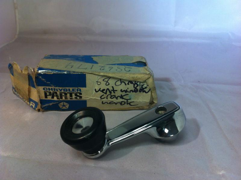 1968 nos chrysler vent window crank handle pt.#2862174 mopar hotrod