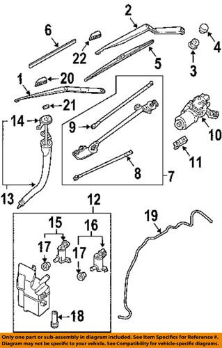 Nissan oem 28895cd000 wiper blade refill/windshield wiper blade refill