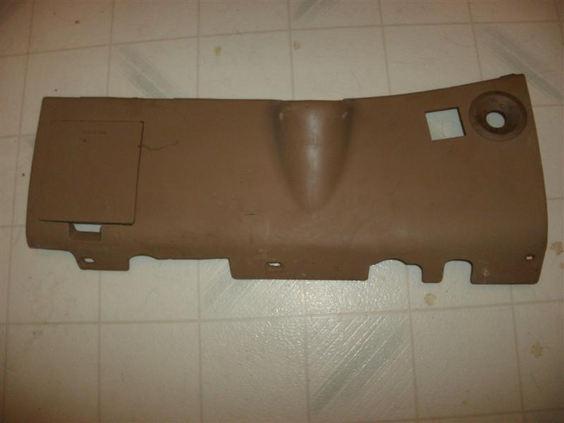 1976 77 78 79 80 volare aspen tan lower dash steering column bezel cover