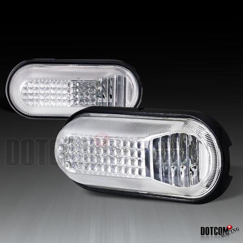 92-95 honda civic dome clear fender side marker lights