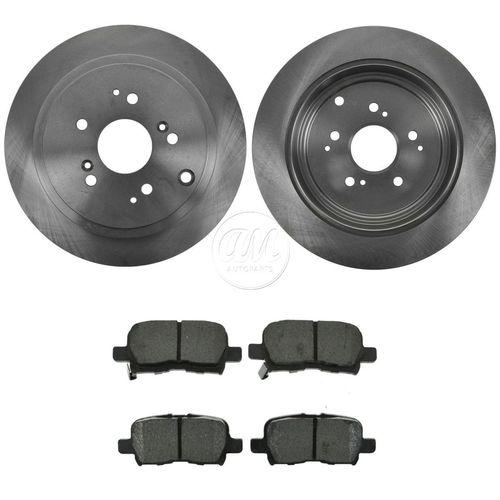 Honda pilot mdx rear disc brake pad & rotor kit set