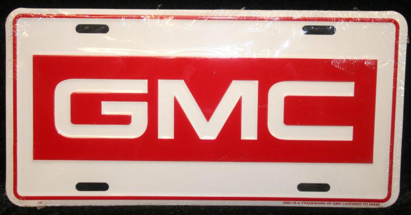 Gmc license plate truck chevrolet tag gm chevy silverado 2500 sign logo emblem 