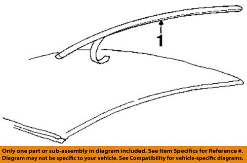 Ford oem 8l8z7851729aa roof-roof molding