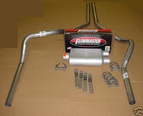 Dodge ram 94-01 dual exhaust kit + flowmaster 40 w/ mandrel