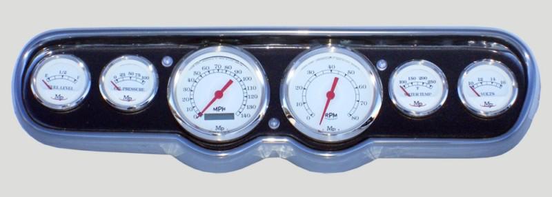 1965 1966 mustang chrome gauge instrument dash panel