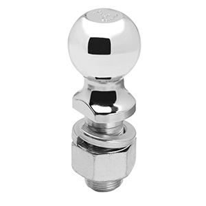 Trailer hitch ball - 2" ball with a 1-1/4" shank - for class iv hitches - chrome