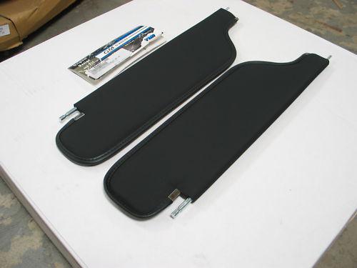 67-68 camaro black sunvisor set surrey, coupe new best pair!