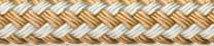 Buccaneer double braid nylon rope - gold & white - 3/8" x 300' 30-31205