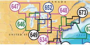 Navionics lake eric & saint clair msd/649p+