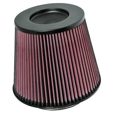 K&n air filter element filtercharger conical cotton gauze red 6.00" dia inlet