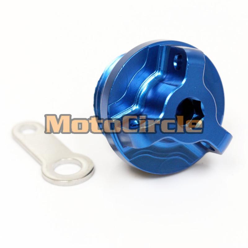 Blue billet cnc oil filler cap bmw s1000rr 09 10 11 12 racing enigne use