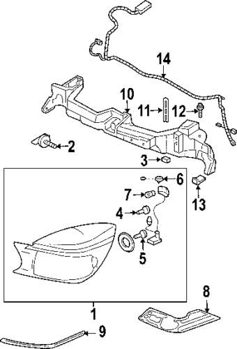 Buick 10318847 genuine oem factory original mount panel retainer