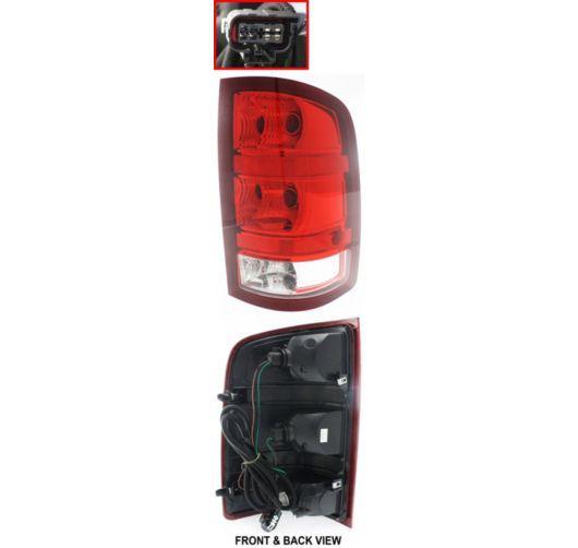 07-12 gmc sierra pickup truck fleetside taillight taillamp right passenger side