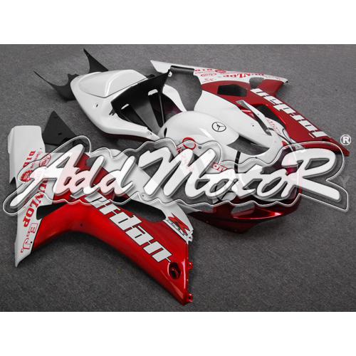 Injection molded fit gsx-r750 00-03 gsx-r600 01-03 k2 white red fairing 61z73