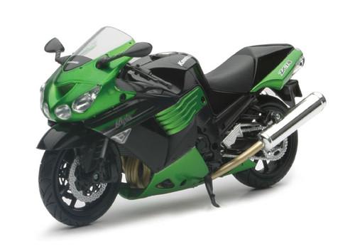 New ray toys 1:12 scale for kawasaki zx-14 zx14 motorcycle green one size