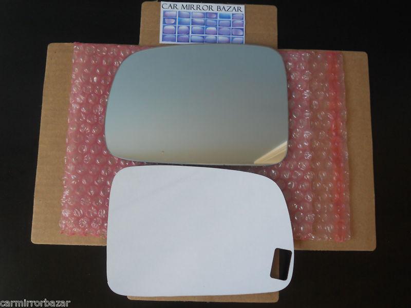 1997-2006 honda cr-v crv mirror glass driver side lh left + adhesive pad - 608lf