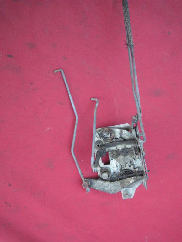 1966 1967 mercury comet cyclone fairlane 2 door l door latch and rods - clean