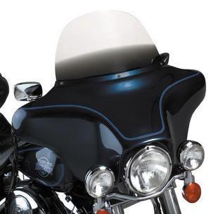 Memphis shades 11 inch windshield black for harley fltr 98-03