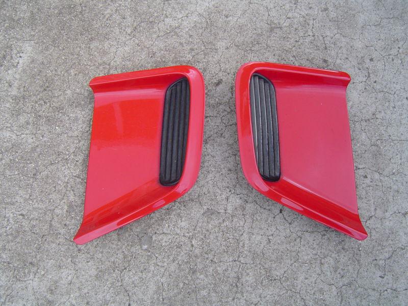 93-97 firebird hood scoops  trans am formula  inserts brackets trim