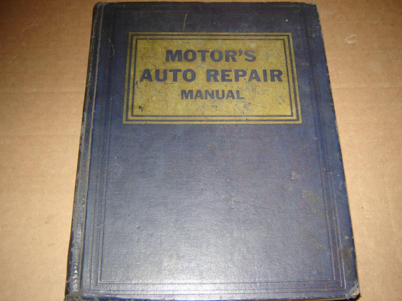 1953-63 motor's auto shop service repair manual edsel,ford,chevy,jeep,dodge,linc