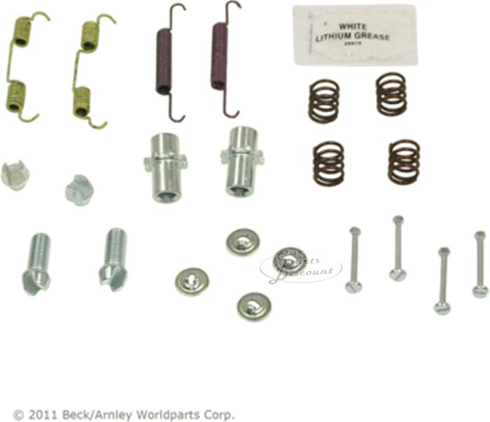 Beck arnley parking brake hardware kit