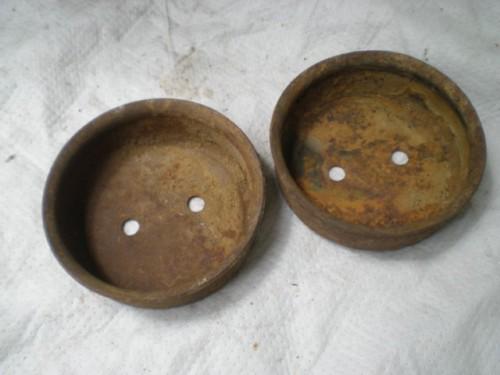 Porsche 356 transmission mount covers