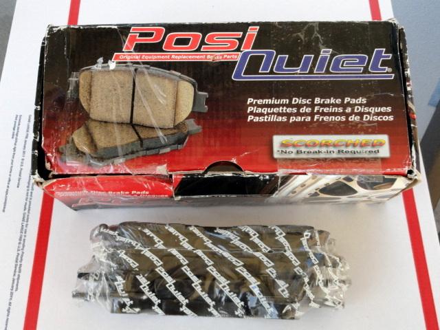 Centric parts 104.00520 posi-quiet metallic front brake pad set