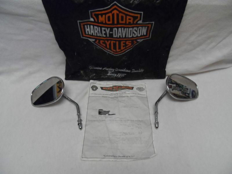 2 harley davidson mirrors (left & right) with original receipt from 2004