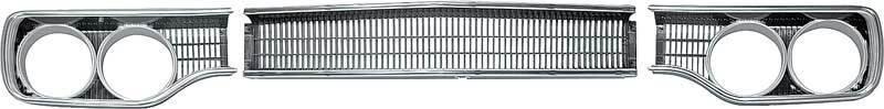 New mopar 1970 road runner grille & h/l doors