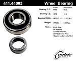 Centric parts 411.44003 rear wheel bearing