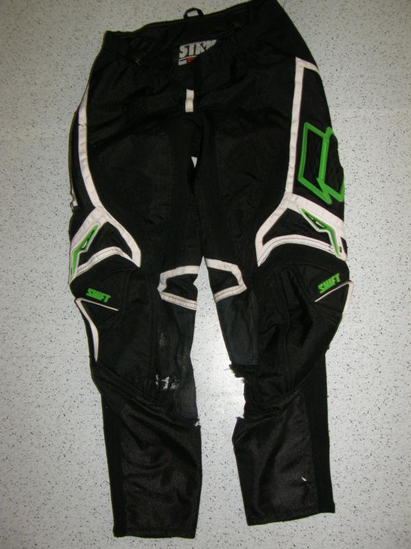 Shift racing  riding pants adult male sz. 34 off road mx atv quad  #kp4