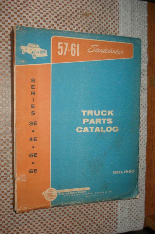 1957-1961 studebaker truck parts catalog parts numbers book rare 1958 1959 1960