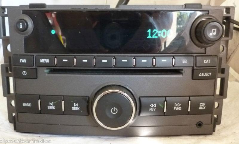 09-11 chevrolet hhr radio cd mp3 player 25833528 *