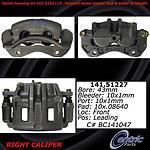 Centric parts 142.51227 front right rebuilt caliper with pad